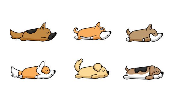 Cute Sleeping Dog Illustration: A Designer's Honest Take