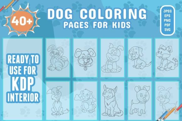 Dog Coloring Page Kdp Interior: Embroidery Project Review