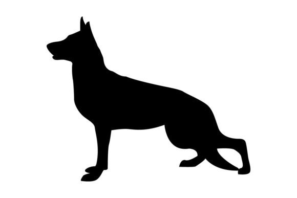 German Shepherd SVG Silhouette – A Designer's Take