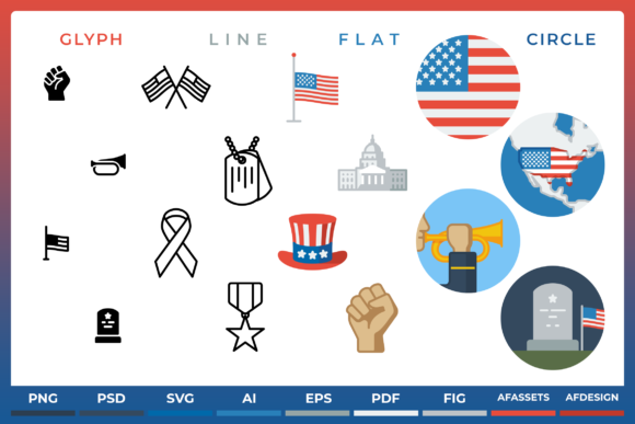 US Holidays – A Designer’s Take on Holiday Embroidery Icons